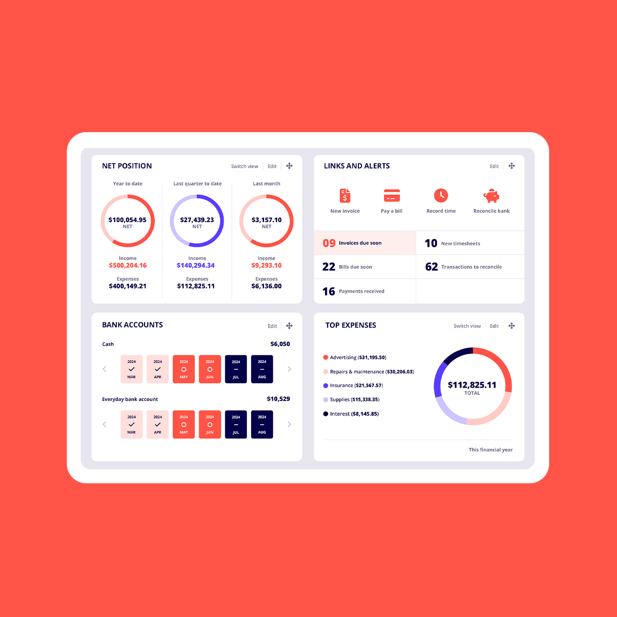 screenshot of Reckon One